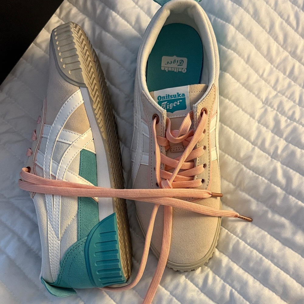 Onitsuka Tiger by Asics Women's Sneakers - Cream and Aqua